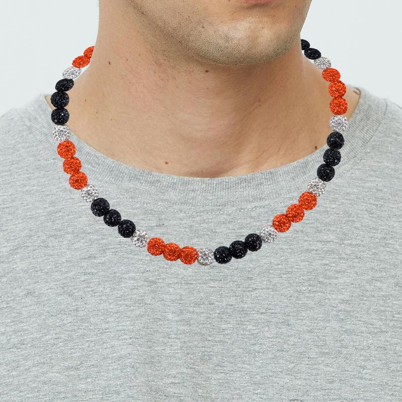 SUPBOMM Baseball Ice Necklace, Bling Beaded Necklaces, Drip Chain, League Team Colors Gifts for Men - Image 5